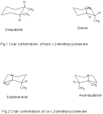 Possible Chair Conformations Of 1 2 Dimethylcyclohexane Online